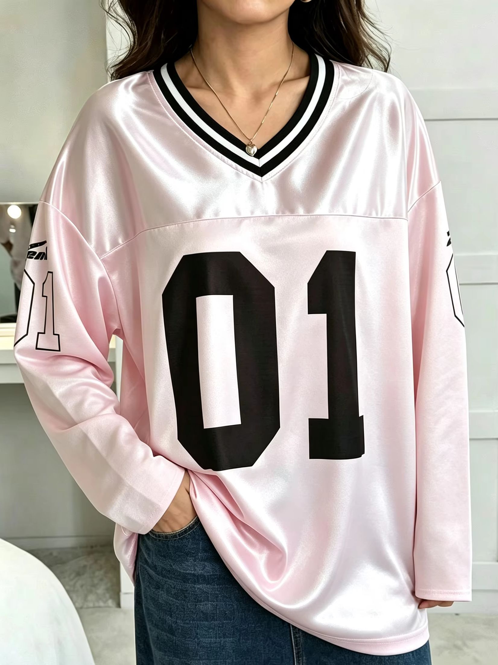 Vintage Fashion Enthusiasts - Erkek Kadın Vintage Uzun Kollu Oversize