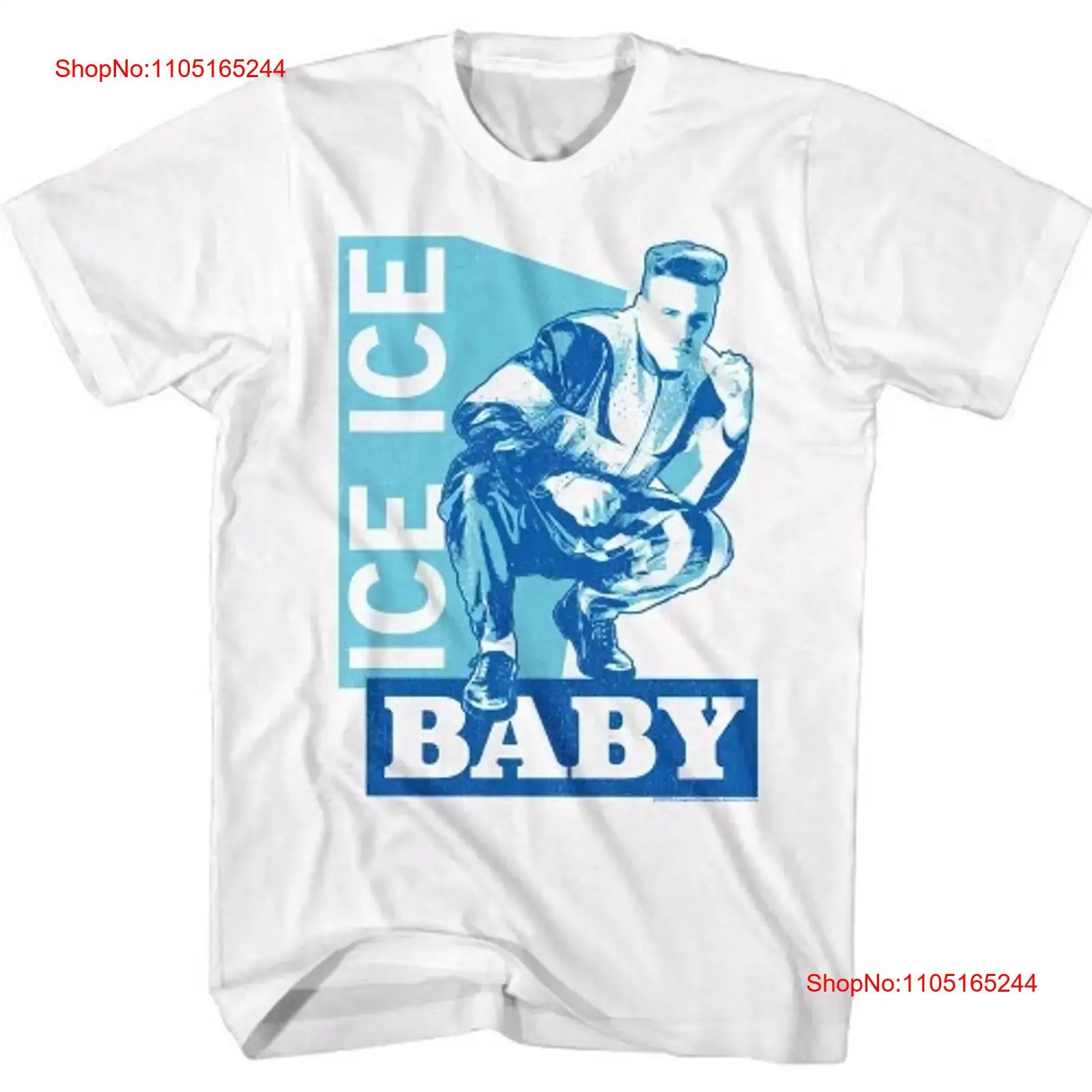 Vintage Fashion Jersey - Vanilya Buzlu Bebek Tişörtü Beyaz Vintage