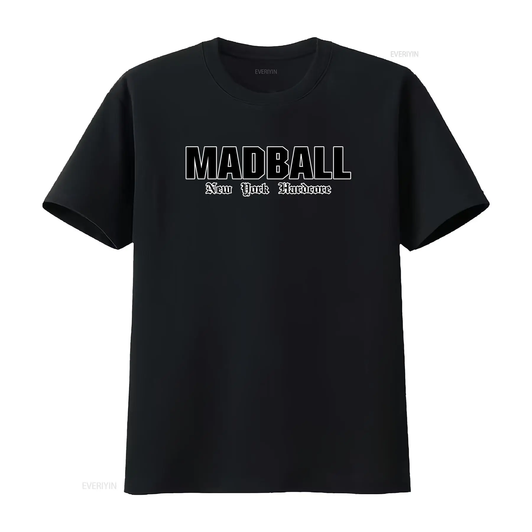 Vintage Fashion Jersey - Madball New York hardcore tişörtü Şık
