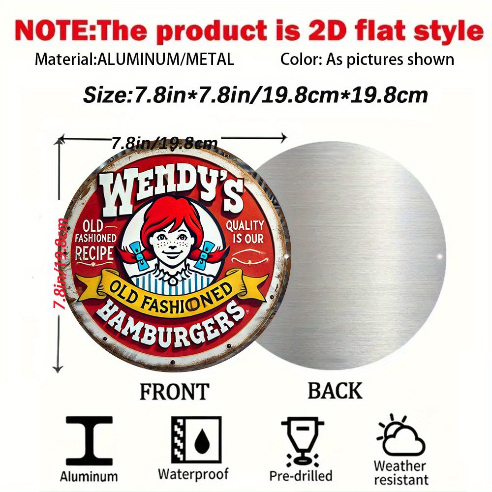 2D Düz, Vintage Wendy's Eski U - Vintage Fashion Hamburg incelemesi ve fiyatı