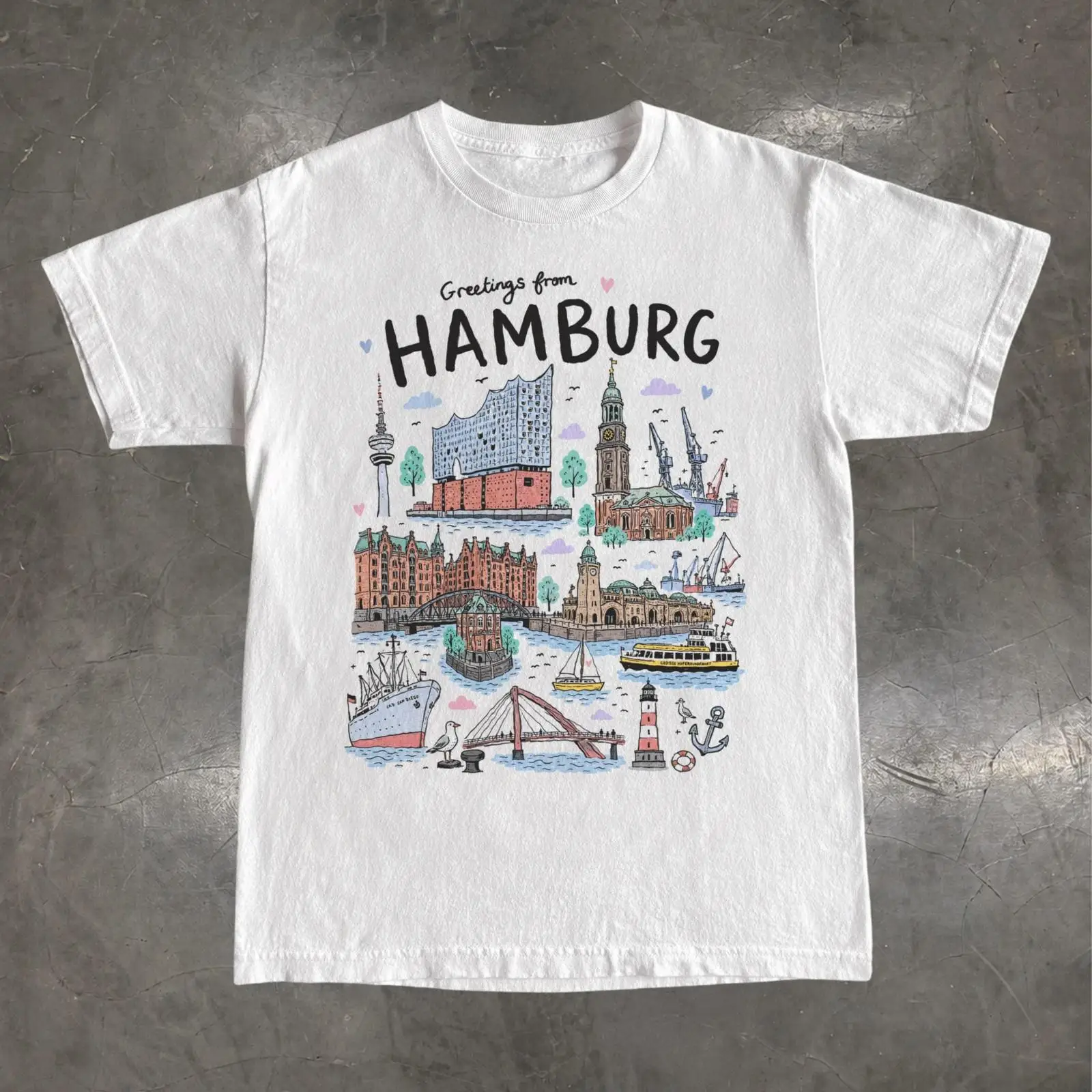 Hamburg Almanya Tişörtü Elbphi - Vintage Fashion Hamburg incelemesi ve fiyatı