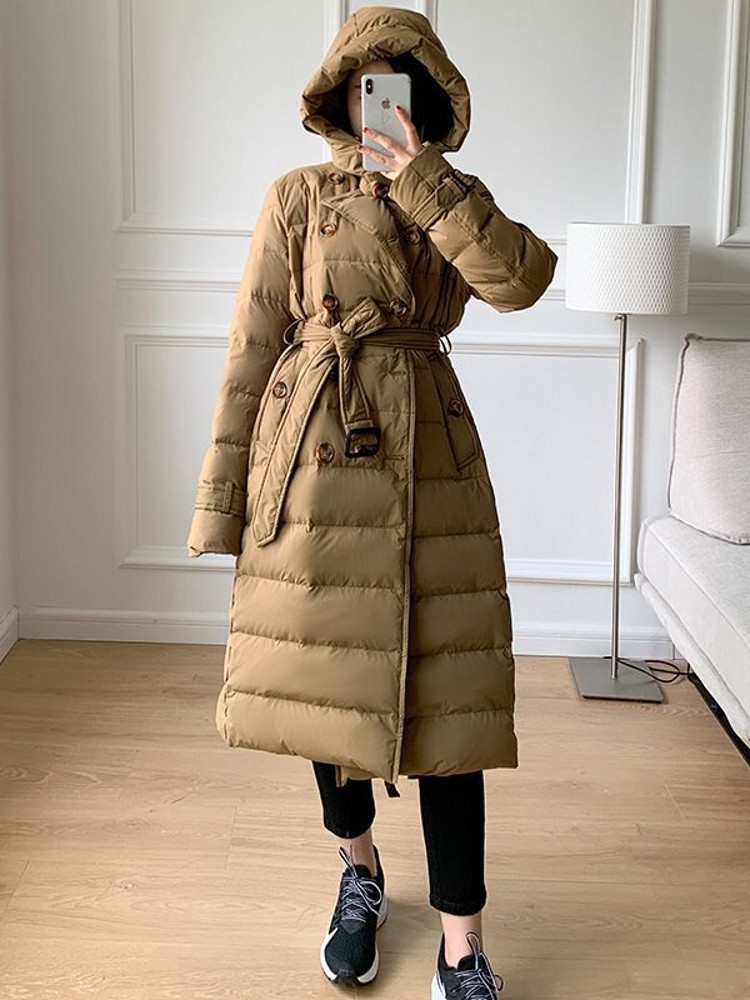 Kadın Kış Rüzgarlık Uzun Aşağı - Vintage Windbreaker Nylon incelemesi ve fiyatı