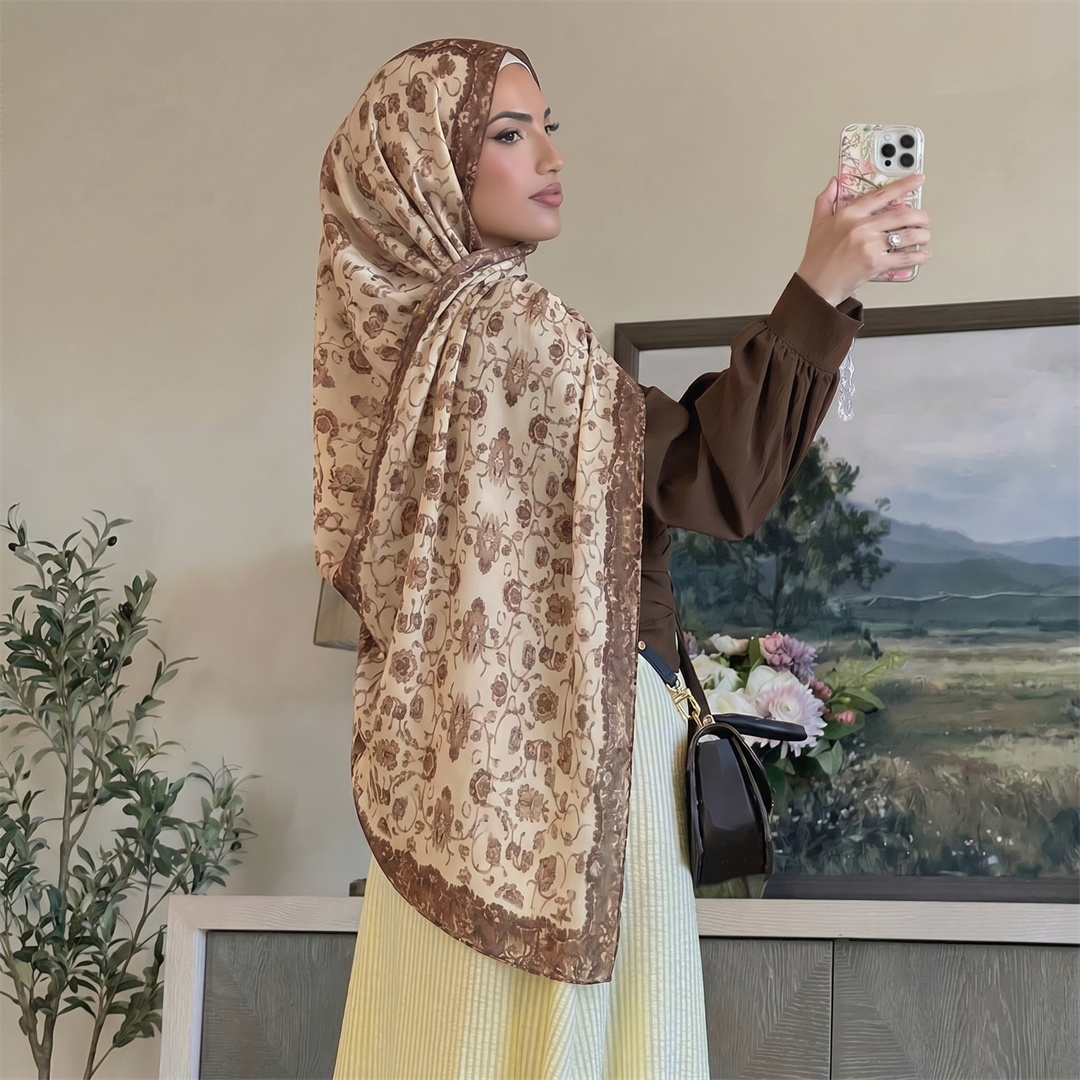 Vintage Çiçek Baskılı Hicab Yu - Vintage Outdoor Fashion incelemesi ve fiyatı